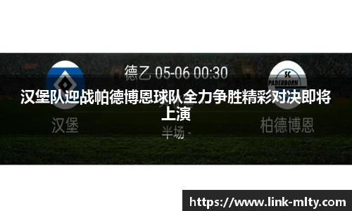 汉堡队迎战帕德博恩球队全力争胜精彩对决即将上演